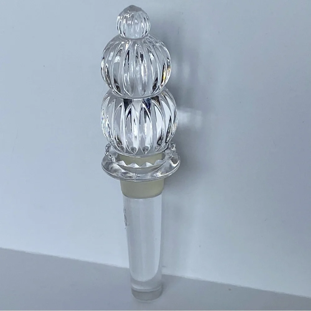 Elegant MIKASA Monterey AUSTRIA Crystal Bottle Wine Stopper T8173/900 EUC
